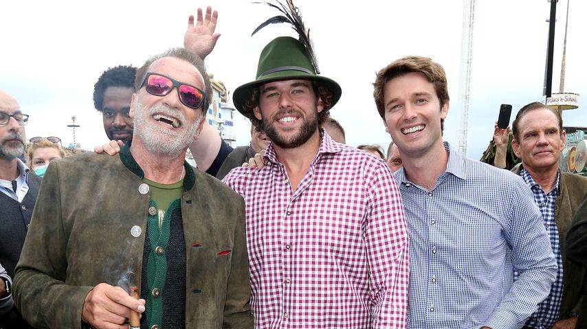 Arnold Schwarzenegger ist samt Familie auf dem Oktoberfest