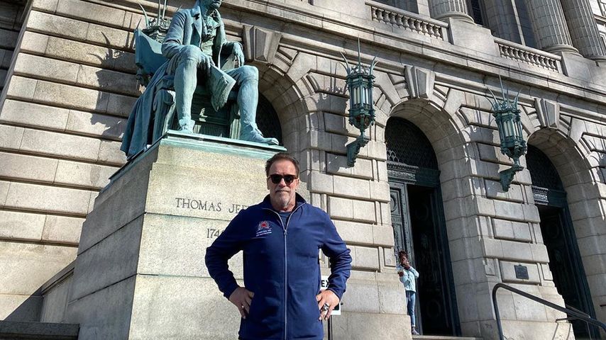 Arnold Schwarzenegger im Oktober 2020 in Cleveland