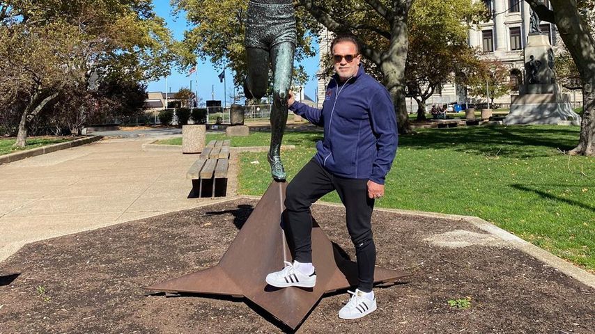 Arnold Schwarzenegger im Oktober 2020 in Cleveland