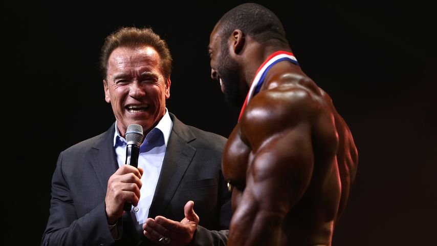 Arnold Schwarzenegger und Cedric McMillan im März 2017