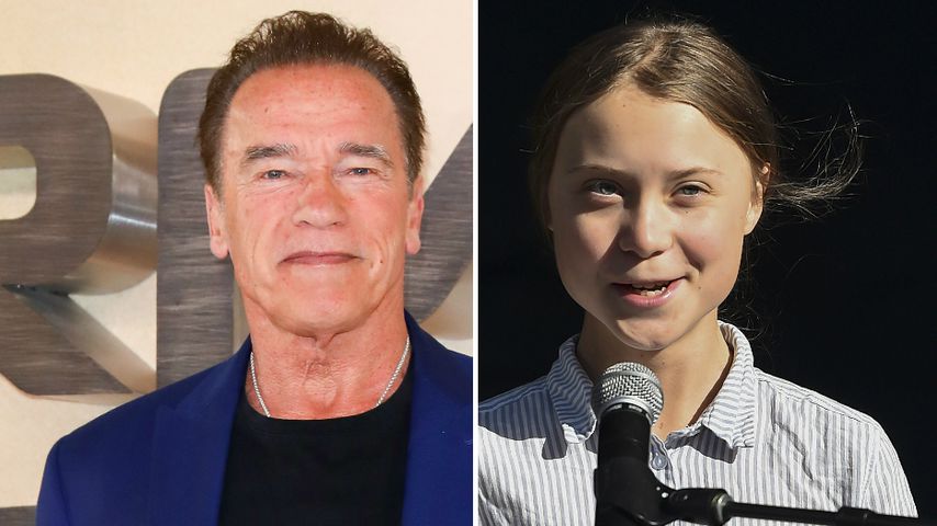 "Eine Heldin!": Arnie und Greta Thunberg unternehmen Radtour