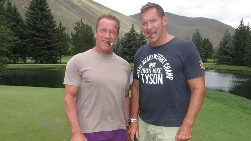 Arnold Schwarzenegger und Ralf Möller  im Juni 2023