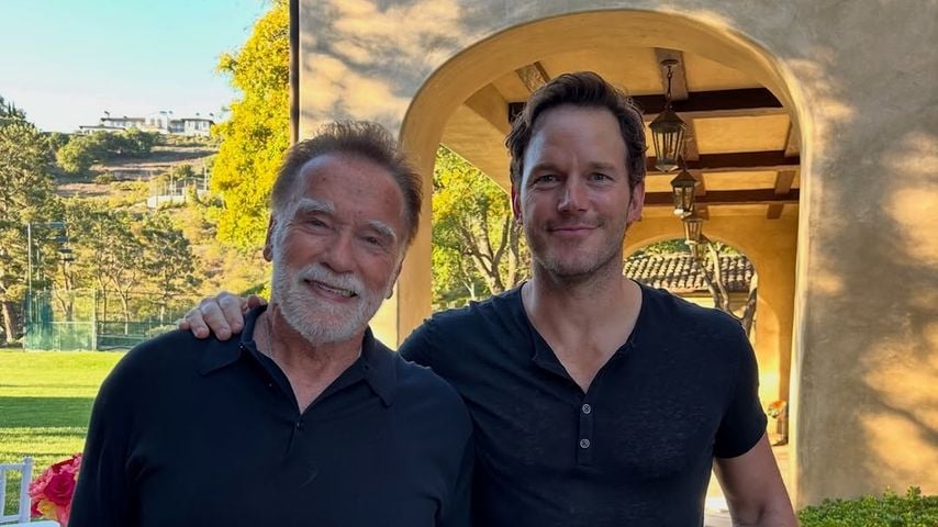Arnold Schwarzenegger und Chris Pratt, August 2025