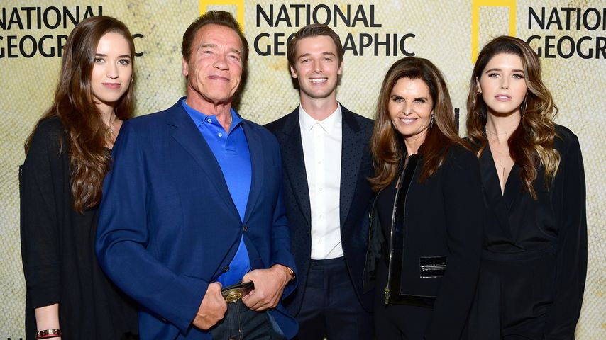 Arnold Schwarzenegger und Sohn Patrick mit der ganzen Familie in Los Angeles