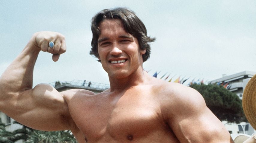Arnold Schwarzenegger in Cannes, 1977