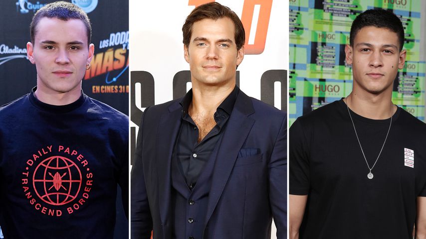 Arón Piper, Henry Cavill und Emilio Sakraya