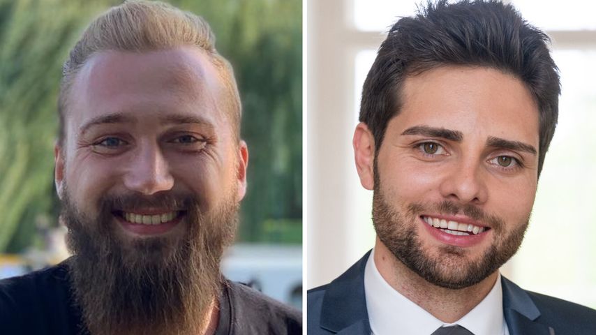 Collage: Aron Schweizer und "Hochzeit auf den ersten Blick"-Toni