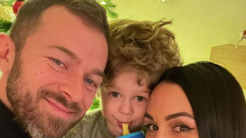Artem Chigvintsev, Nikki Bella und ihr Sohn Matteo