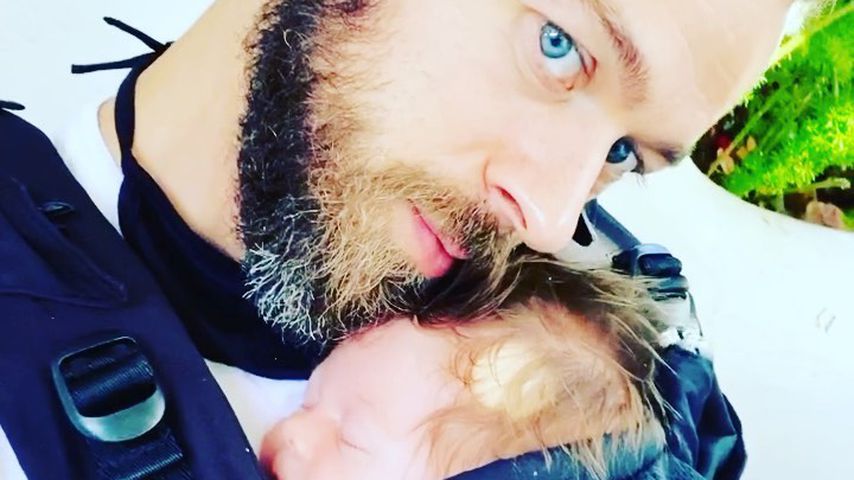Artem Chigvintsev und Baby Matteo im September 2020