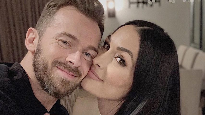 Artem Chigvintsev und Nikki Bella im Oktober 2020