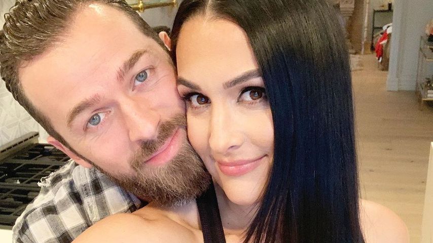 Artem Chigvintsev und Nikki Bella im März 2020