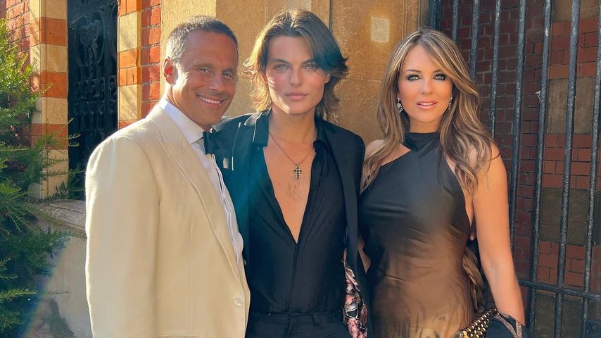 Arun Nayar, Damian Hurley und seine Mutter Liz