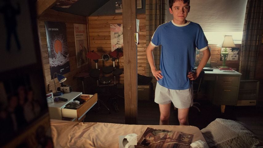Asa Butterfield in "Sex Education"