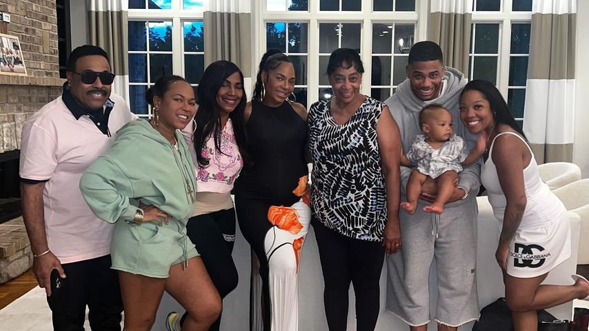 Ashanti und Nelly mit ihren Familien
