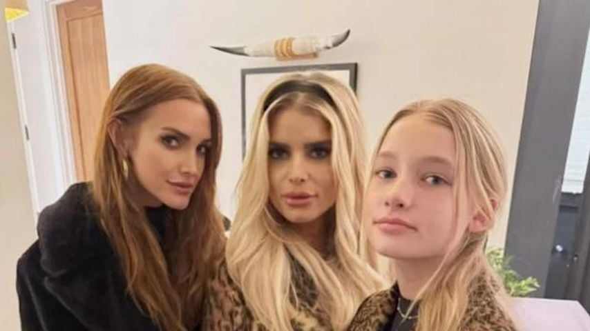 Ashlee Simpson, Jessica Simpson und ihre Tochter Maxwell, 2024