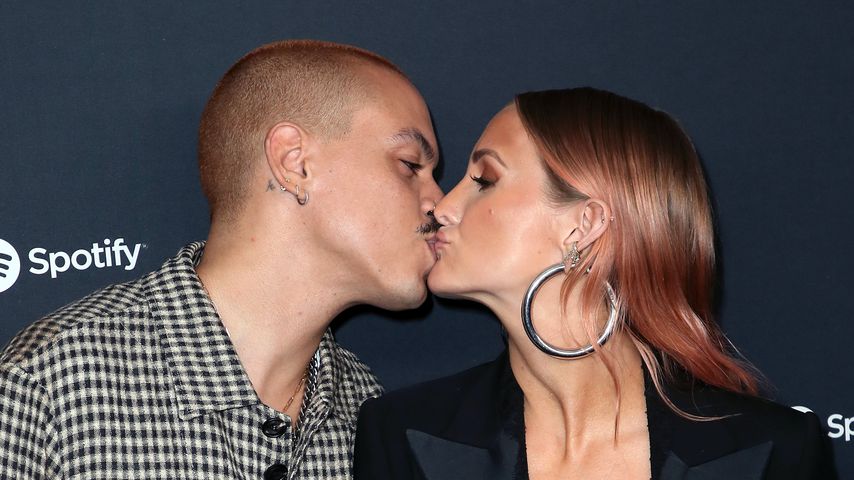 Evan Ross und Ashlee Simpson, Januar 2020