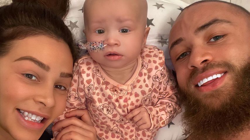 Ashley Cain mit seiner Familie im Februar 2021
