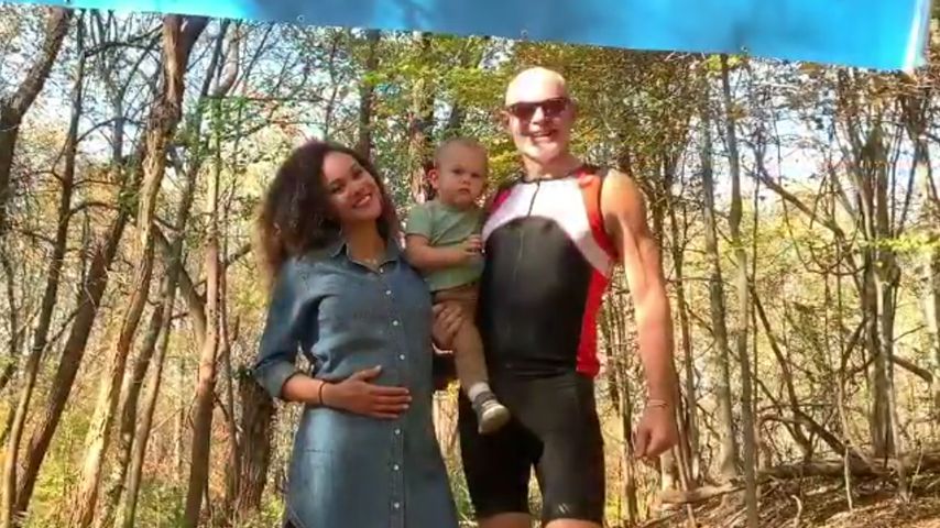 Ashley Darby mit ihrem Mann Michael und Sohn Dean