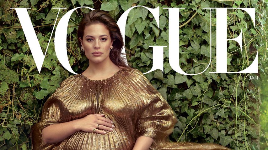 Mit XXL-Babykugel: Ashley Graham auf dem US-Vogue-Cover!