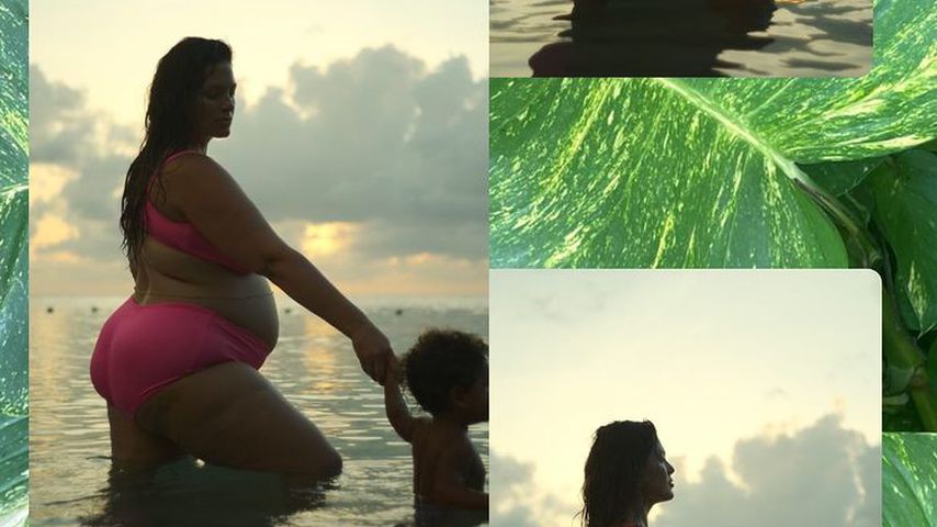Ashley Graham mit ihrem Sohn Isaac