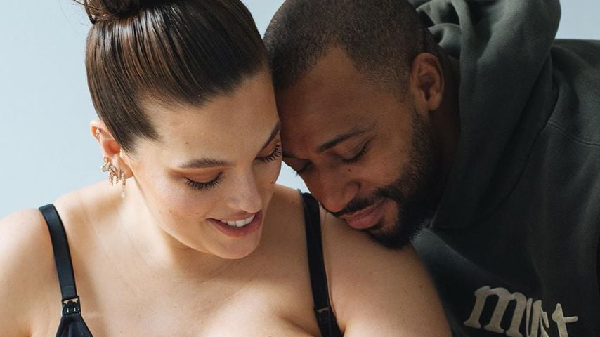 Ashley Graham und Ehemann Justin Ervin mit Söhnchen Isaac Menelik Giovanni