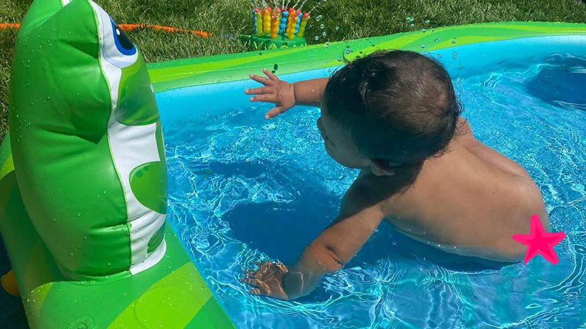 Ashley Grahams Sohn Isaac im Juli 2020