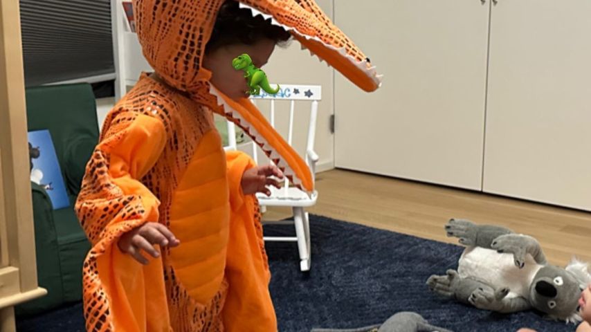 Ashley Grahams Sohn an Thanksgiving 2022