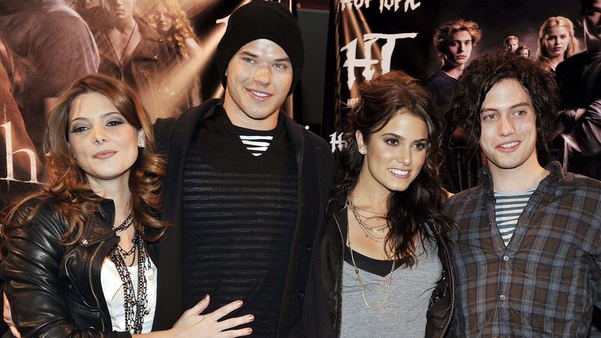 Die "Twilight"-Darsteller Ashley Greene, Kellan Lutz, Nikki Reed und Jackson Rathbone