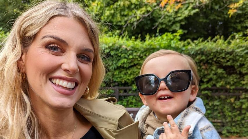Ashley James mit ihrem Sohn Alfie