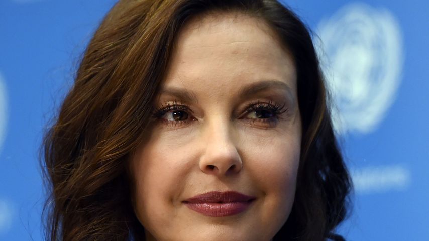 Ashley Judd bei einer Pressekonferenz der Vereinten Nationen