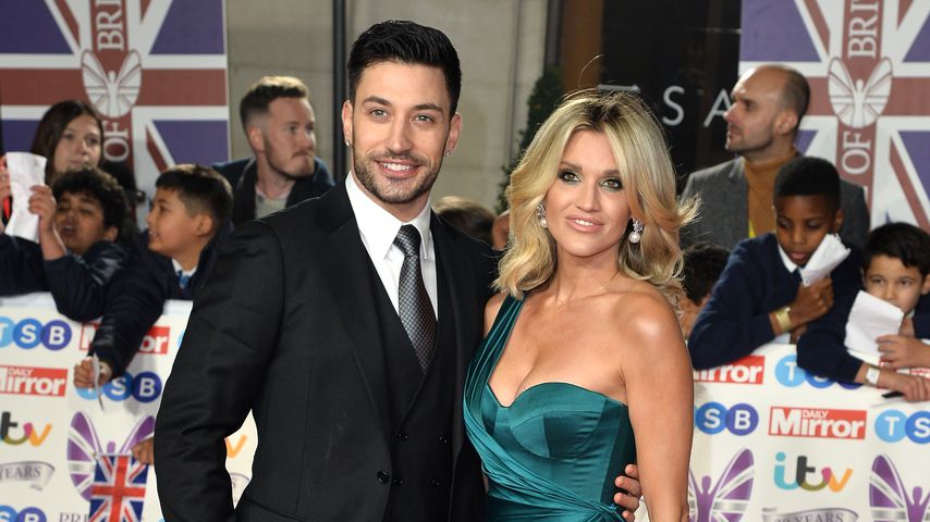Collage: Ashley Roberts (rechts) mit ihrem Ex Giovanni