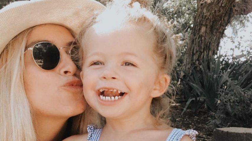 Ashley Stock mit ihrer Tochter Stevie