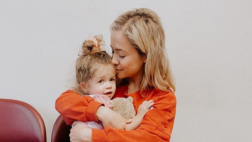 Ashley Stock mit ihrer Tochter Stevie