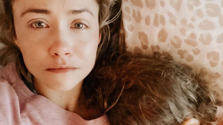 Ashley Stock mit ihrer Tochter Stevie im April 2020