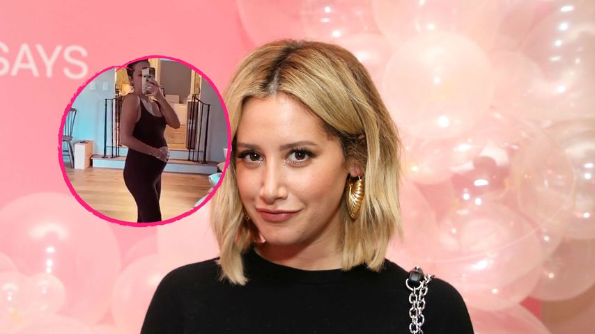 Ganz schön rund: Ashley Tisdale zeigt ihren Babybauch