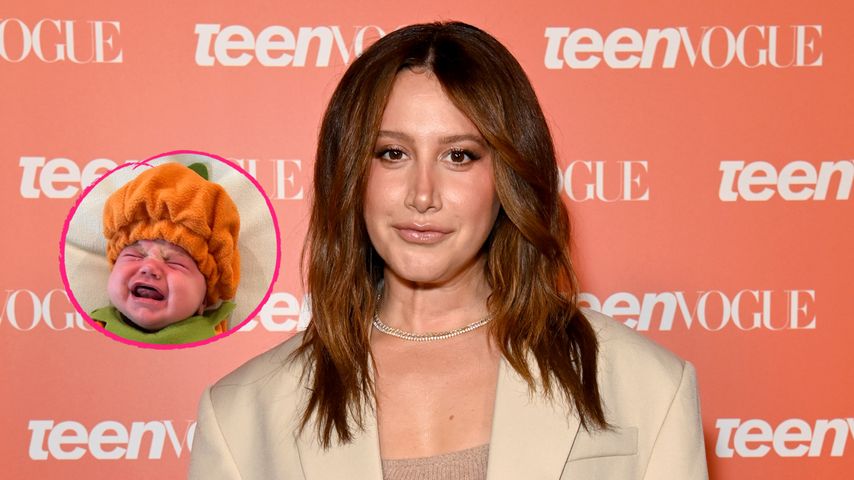 Collage: Ashley Tisdale und ihre Tochter Emerson