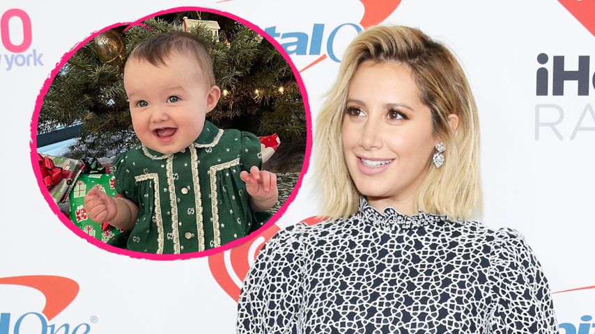 Mit Designer-Sneakern: Ashley Tisdales Baby in Xmas-Stimmung