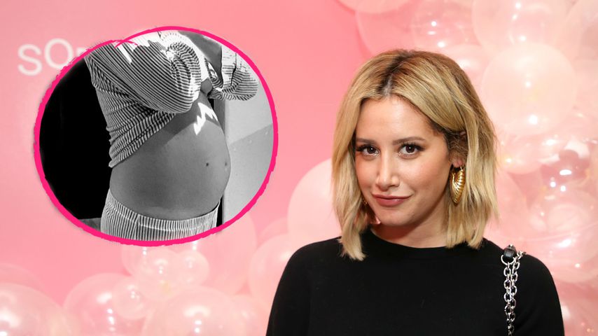 Vierter Monat: Sängerin Ashley Tisdale zeigt ihren Babybauch