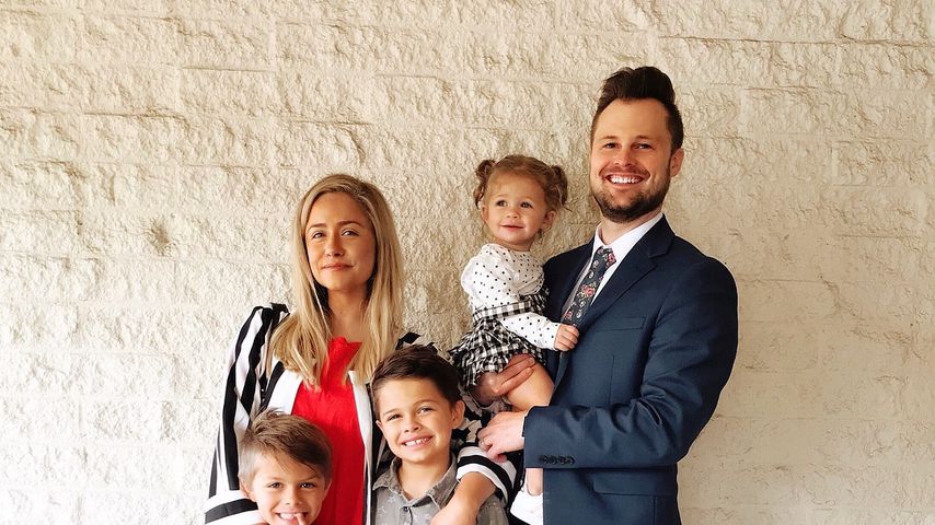 Ashley und Ben Stock mit ihren Kindern Sawyer, Wesley und Stevie