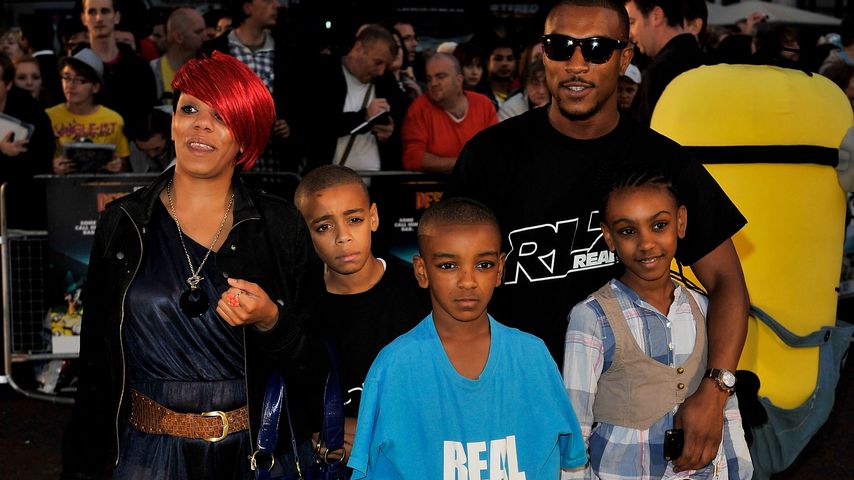 Ashley Walters mit seiner Familie, 2010