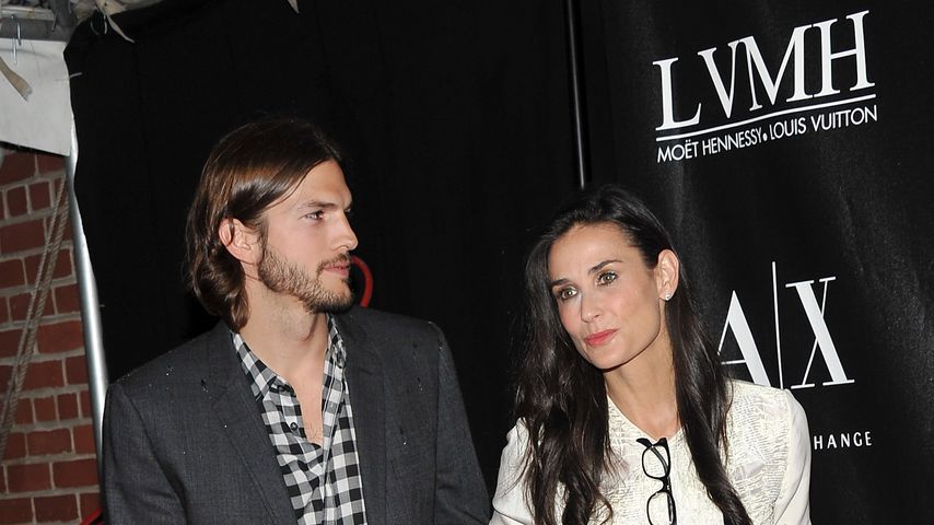 Ashton Kutcher und Demi Moore 2011 in New York