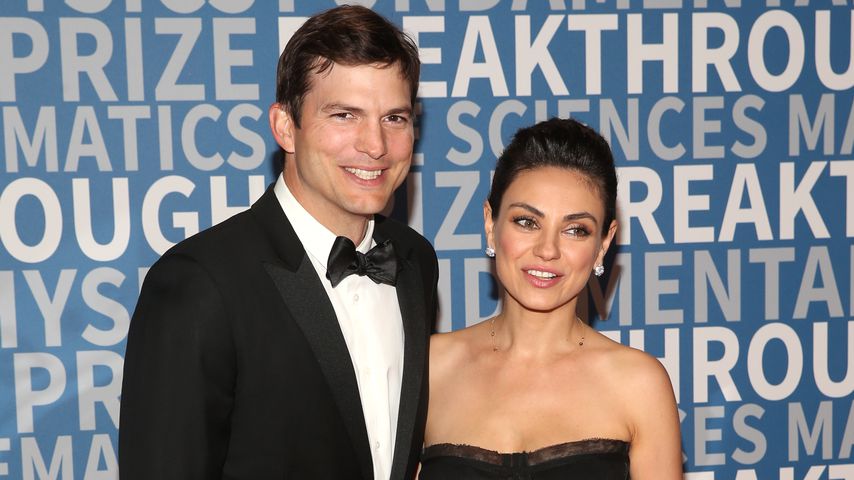 Selten: Ashton Kutcher und Mila zeigen sich mit Sohn Dimitri