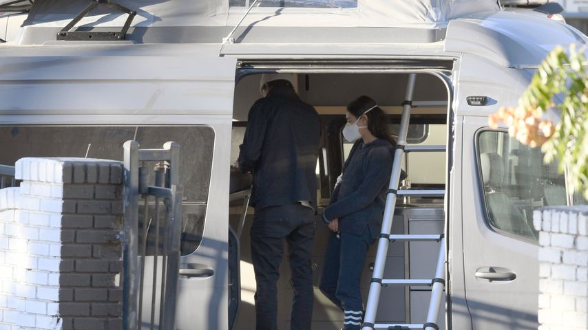 Ashton Kutcher und Mila Kunis, Dezember 2020