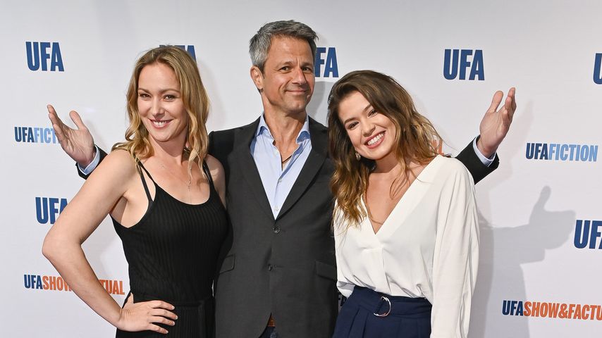 Astrid Leberti, Jens Hajek und Sharon Berlinghoff bei der UFA Night Cologne 2019