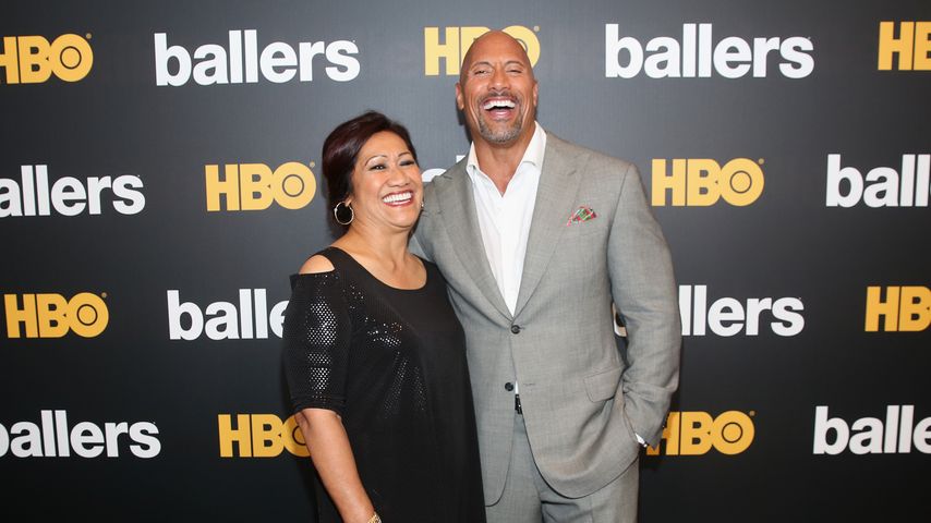 Ata Johnson und Dwayne Johnson, Juli 2016