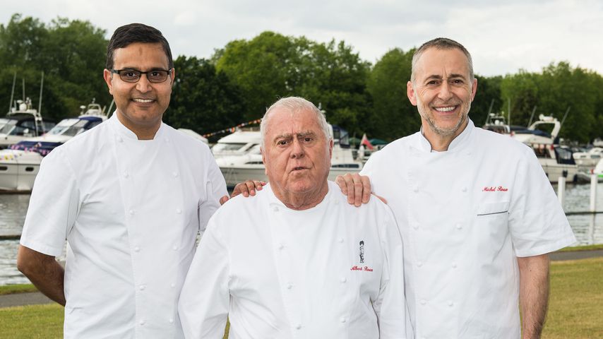 Atul Kochhar, Albert Roux und Michel Roux Jr., Köche