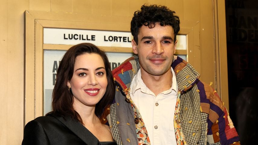 Aubrey Plaza und Christopher Abbott bei der Premiere von "Danny And The Deep Blue Sea", November 2023