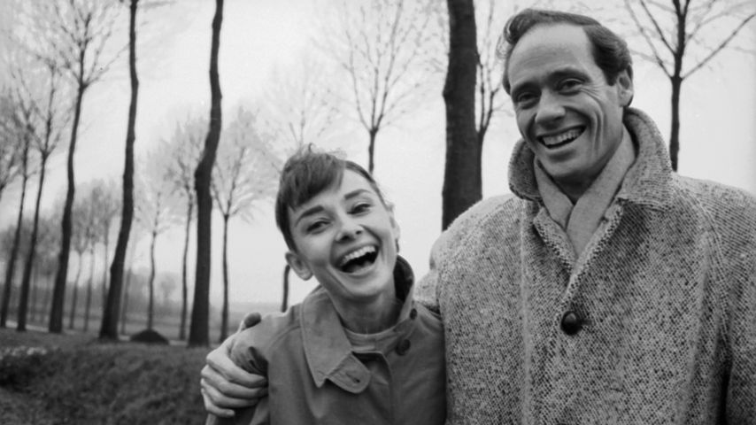 Audrey Hepburn und ihr erster Ehemann Mel Ferrer, 1956