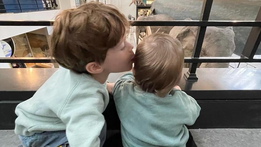 August und Ernest Brooksbank, Söhne von Prinzessin Eugenie