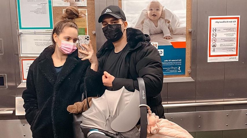 Aurel und Alena mit ihrer Tochter